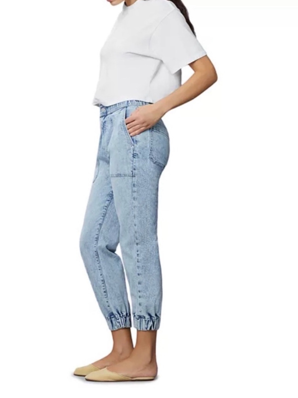 DL1961 Vintage Laura Super Light High Rise Jogger Jean 29 NWT - Picture 2 of 11
